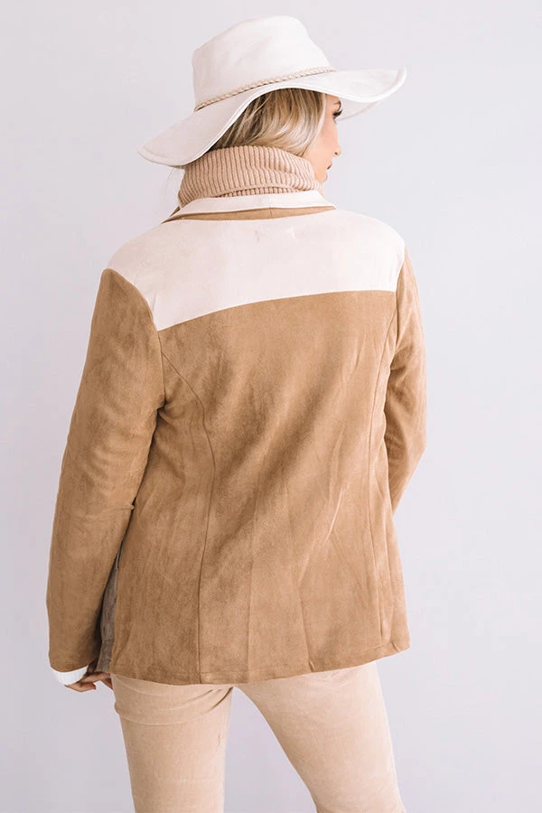 Lavish Times Faux Suede Blazer 8 Lavish Times Faux Suede Blazer - Image 8