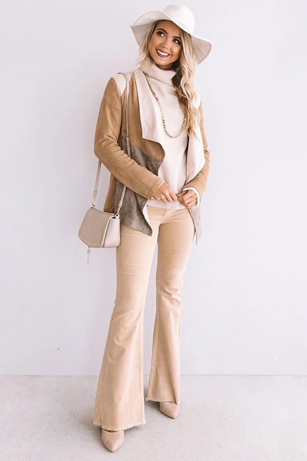 Lavish Times Faux Suede Blazer 4 Lavish Times Faux Suede Blazer - Image 4