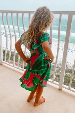 Stars Align Children's Off Shoulder Top In Palm Leaf Green -Hanger Fashion 2003261789000 2020071315442000 9d35c4f4stars align childrens off shoulder top in palm leaf green