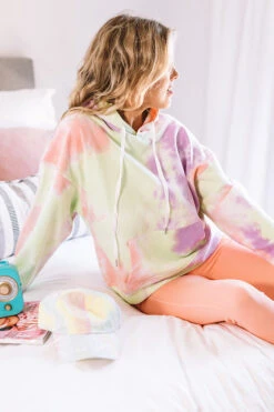 Cozy As They Come Tie Dye Hoodie -Hanger Fashion 2004293346000 2020051207481400 2d98715dcozy as they come tie dye hoodie