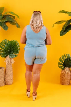 Sipping At Sunset Romper In Airy Blue Curves -Hanger Fashion 2005187319000 2021020212185000 11af737esipping at sunset romper in airy blue