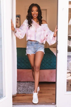 Sorbet Season Tie Dye Crop Top