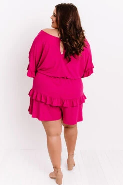 Message In A Bottle Romper In Orchid Curves -Hanger Fashion 2007064438000 2021011110312500 59032ab2message in a bottle romper in orchid