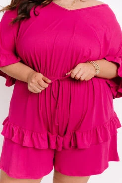 Message In A Bottle Romper In Orchid Curves -Hanger Fashion 2007064438000 2021011110312600 2bc0f1edmessage in a bottle romper in orchid