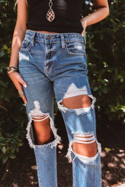 The Barley High Waist Distressed Boyfriend Jean 7 The Barley High Waist Distressed Boyfriend Jean -Hanger Fashion 2007089236000 2020080411285700 c54604c8the barley high waist distressed boyfriend jean