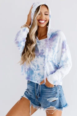 Tie Dye Pick Me Up Knit Hoodie In Lavender -Hanger Fashion 2007109139000 2020081108383400 58993bb7tie dye pick me up knit hoodie in lavender