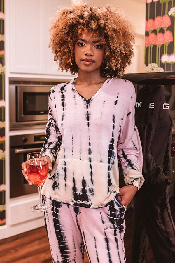 Cozy Night In Tie Dye Hoodie 3 Cozy Night In Tie Dye Hoodie - Image 3