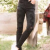 The Massie Midrise Distressed Skinny