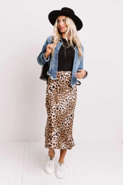 Hanger Fashion -Hanger Fashion 2008147407000 2020101414265300 b32b4af1turn up the sass leopard midi skirt