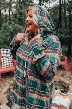 Rocky Mountain Bliss Flannel Sweater In Hunter Green Curves 12 Rocky Mountain Bliss Flannel Sweater In Hunter Green Curves -Hanger Fashion 2008175717000 2020092916364100 fa7c80bbrocky mountain bliss flannel sweater in hunter green