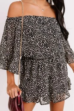 Force Of Fashion Leopard Romper In Black -Hanger Fashion 2008218840000 2020110215443700 5638026dforce of fashion leopard romper in black