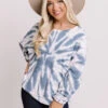 Comfort Zone Tie Dye Sweatshirt In Blue