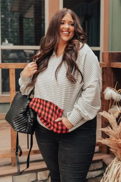 Chasing Cooler Weather Stripe Hoodie Curves 11 Chasing Cooler Weather Stripe Hoodie Curves -Hanger Fashion 2009094059000 2020101314090300 312263f2chasing cooler weather stripe hoodie