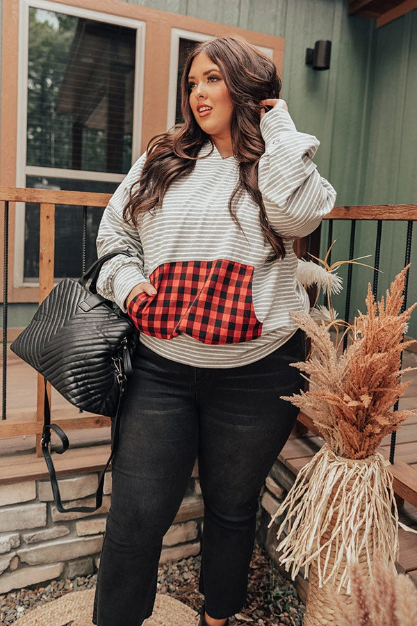 Chasing Cooler Weather Stripe Hoodie Curves 3 Chasing Cooler Weather Stripe Hoodie Curves - Image 3