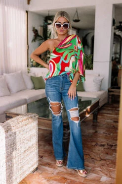 The Claire High Waist Distressed Flares -Hanger Fashion 2009111733000 2023021612071500 1e489e70the claire high waist distressed flares