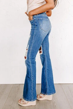 The Claire High Waist Distressed Flares -Hanger Fashion 2009111733000 2023050809412500 429fd93fthe claire high waist distressed flares