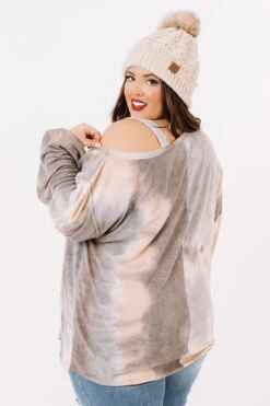 Evening Chill Tie Dye Sweater In Slate Curves -Hanger Fashion 2009269330000 2020101609160900 cb6bafb7evening chill tie dye sweater in slate