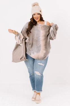 Evening Chill Tie Dye Sweater In Slate Curves -Hanger Fashion 2009269330000 2020101609161000 f1976bfdevening chill tie dye sweater in slate