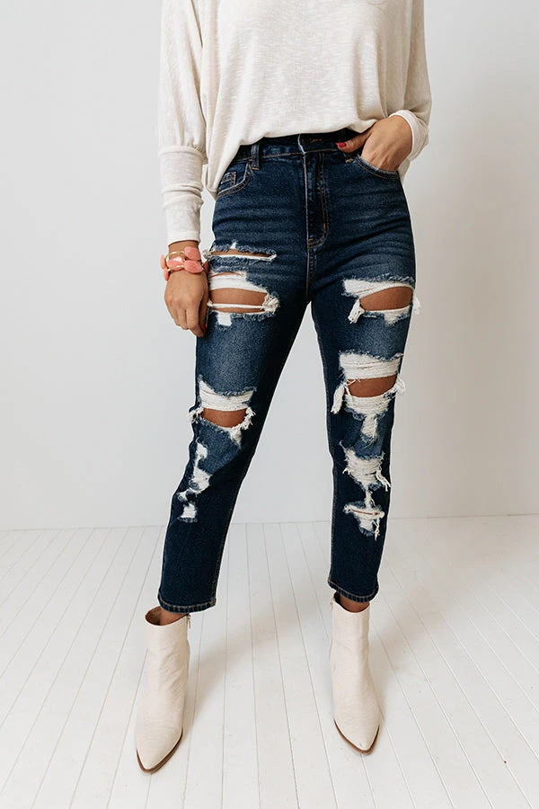 The Venice High Waist Distressed Jean 5 The Venice High Waist Distressed Jean - Image 5