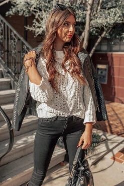 Sweeter In A Cable Knit Sweater -Hanger Fashion 2010149981000 2021122111180800 4804d4d8sweeter in a cable knit sweater