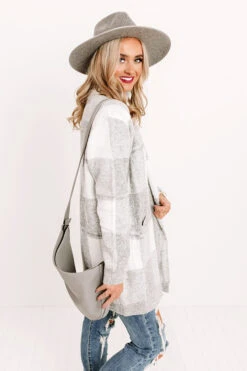 Wrapped In Cozy Buffalo Check Cardigan -Hanger Fashion 2010164911000 2020110614413000 93f732dfnewproduct