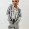 Wrapped In Cozy Buffalo Check Cardigan