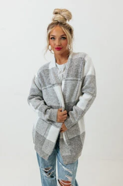 Wrapped In Cozy Buffalo Check Cardigan -Hanger Fashion 2010164911000 2022112311245000 6def5cb2wrapped in cozy buffalo check cardigan