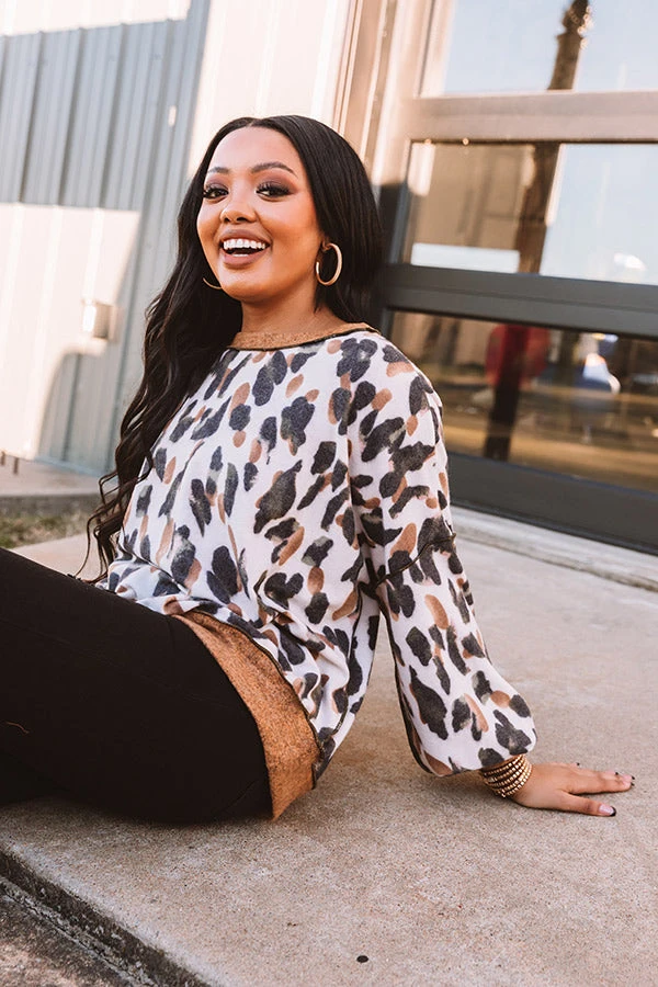 Confident Babes Leopard Sweater 3 Confident Babes Leopard Sweater - Image 3