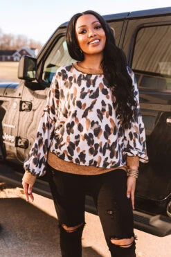 Confident Babes Leopard Sweater