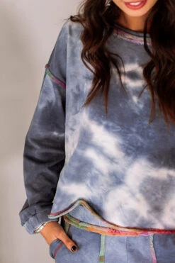 Travel Tip Sweatshirt In Blue -Hanger Fashion 2011184094000 2020121508170900 735a126ctravel tip sweatshirt in blue