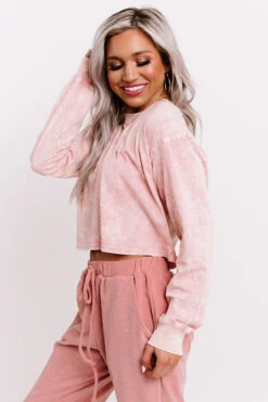 Austin City Limits Acid Wash Crop Top In Blush -Hanger Fashion 2012285914000 2021010812395500 4dcde7dcaustin city limits acid wash crop top in blush