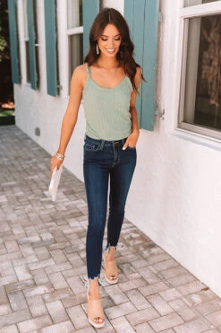 The Burke High Waist Ankle Skinny