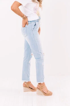 The Sabrina High Waist Distressed Relaxed Skinny In Light Wash 8 The Sabrina High Waist Distressed Relaxed Skinny In Light Wash -Hanger Fashion 2102042927000 2021030412452900 5ec6c57ethe sabrina high waist distressed relaxed skinny in light wash