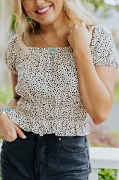 On The Haute Spot Crop Top In Cream -Hanger Fashion 2103182558000 2021071210394000 d7146e45on the haute spot crop top in cream