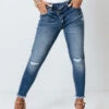 The Doss High Waist Ankle Skinny