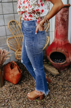 The Walton High Waist Distressed Jean 7 The Walton High Waist Distressed Jean -Hanger Fashion 2105145241000 2021052609284500 79a622d7the walton high waist distressed jean