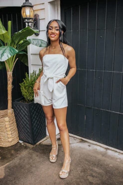 Wine Mixer Romper In Ivory -Hanger Fashion 2105273691000 2021060811481000 7a310059wine mixer romper in ivory