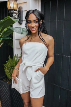 Wine Mixer Romper In Ivory -Hanger Fashion 2105273691000 2021060811481000 ad379f8ewine mixer romper in ivory