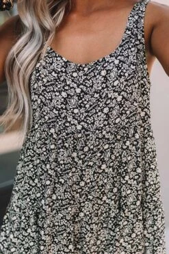 State Of Bliss Floral Romper In Black 13 State Of Bliss Floral Romper In Black -Hanger Fashion 2106039410000 2021062509004400 aa0940dfstate of bliss floral romper