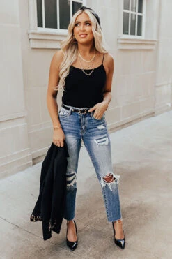 The Rowdy High Waist Distressed Relaxed Jean -Hanger Fashion 2106176516000 2021120709221000 c983e85ethe rowdy high waist distressed relaxed jean