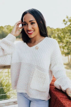 Hometown Roots Knit Sweater In Iced Latte 9 Hometown Roots Knit Sweater In Iced Latte -Hanger Fashion 2107086712000 2021081311504800 c341783ehometown roots knit sweater in iced latte