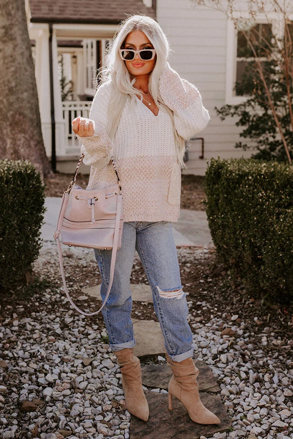 Hometown Roots Knit Sweater In Iced Latte 2 Hometown Roots Knit Sweater In Iced Latte - Image 2