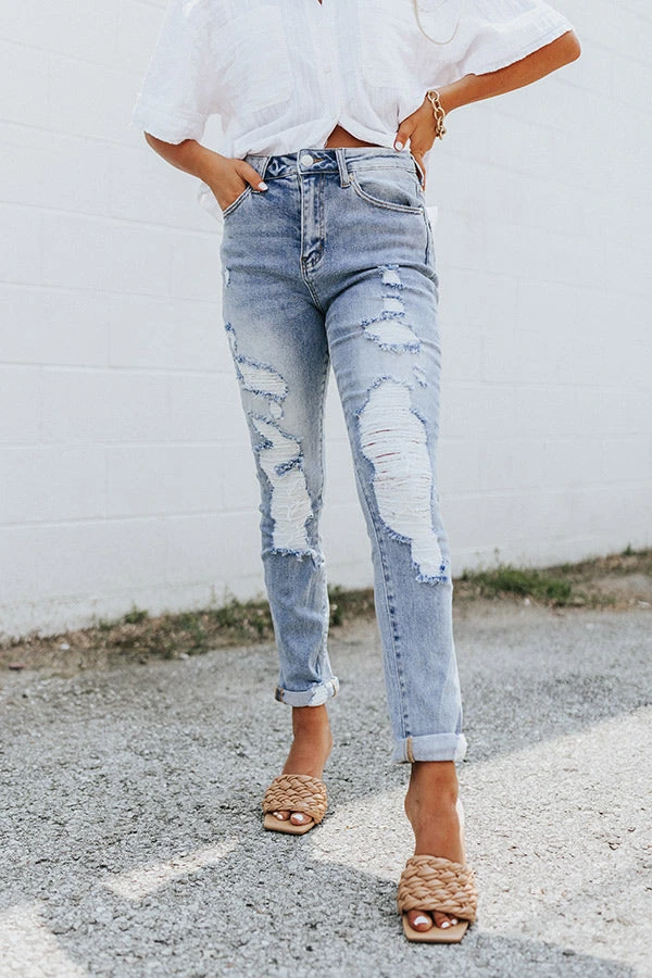 The Penn High Waist Distressed Jean 6 The Penn High Waist Distressed Jean - Image 6