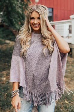 Cozy On The Coast Poncho -Hanger Fashion 2108062530000 2021081711452600 3783e5c2cozy on the coast poncho