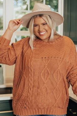 Early Dusk Cable Knit Sweater Curves 8 Early Dusk Cable Knit Sweater Curves -Hanger Fashion 2108195355000 2021083011142800 a9a2e007early dusk cable knit sweater curves