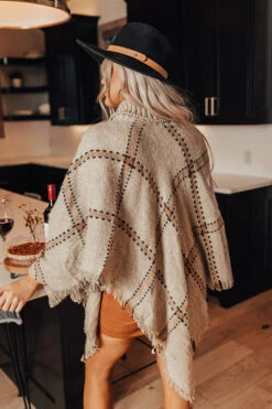 Western Skies Knit Poncho -Hanger Fashion 2108257243000 2021100708461400 9562b877western skies knit poncho