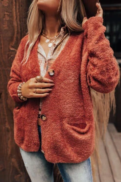 Honey So Snuggly Cardigan In Aurora Red 9 Honey So Snuggly Cardigan In Aurora Red -Hanger Fashion 2109016134000 2021093012370900 657ca490honey so snuggly cardigan in aurora red