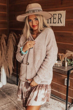 Honey So Snuggly Cardigan In Taupe 9 Honey So Snuggly Cardigan In Taupe -Hanger Fashion 2109017265000 2021101214382300 0733e428honey so snuggly cardigan in taupe