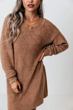 Headed For The Mountains Tunic Sweater In Camel -Hanger Fashion 2109284633000 2021101814272100 1a405a7bheaded for the mountains sweater in camel