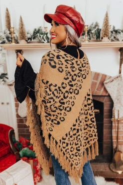 Bonfire Belle Leopard Poncho 18 Bonfire Belle Leopard Poncho -Hanger Fashion 2110122053000 2021110910534700 b86be5cebonfire belle leopard poncho